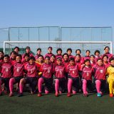 女子サッカー部、新入部員を迎えました。