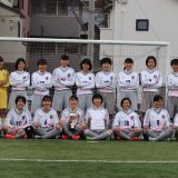 女子サッカー新人大会、初優勝！