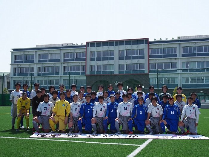 新人工芝グラウンド開き(女子サッカー部) | 広島山陽学園山陽