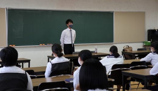 OB（広島大学／大学院生）を招いて特進合同ミーティング