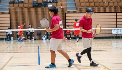 中国高等学校ソフトテニス新人大会　第３位