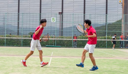 県総体団体戦　第５位（ソフトテニス部）