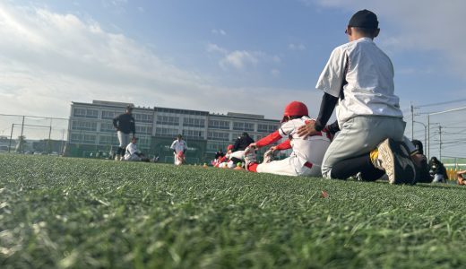 Tボール教室を開催しました（男子・女子硬式野球部）