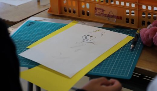 ハロウィンの飾りつけ
