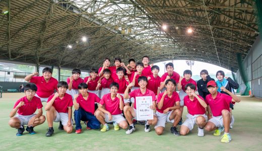 広島県総体第5位（ソフトテニス部）