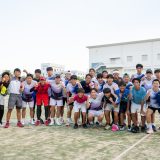 韓国の高校生との交流（ソフトテニス）