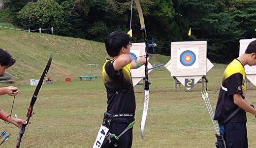 【アーチェリー部】広島県高等学校アーチェリー新人大会 1日目