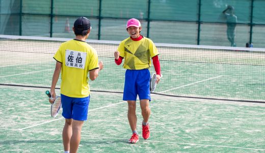 広島県新人団体戦ベスト8（ソフトテニス）