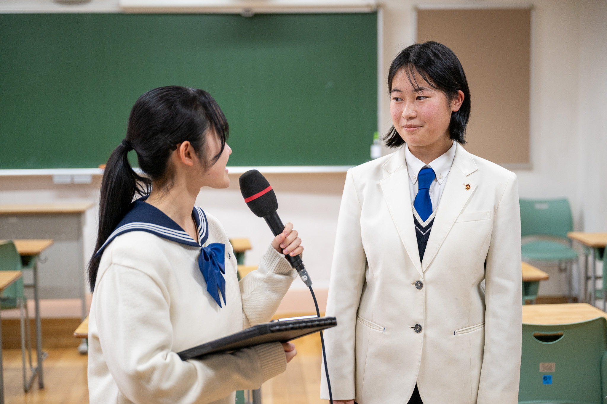 RCC「中高生ニュース」に取材されました！ | 広島山陽学園山陽高等学校