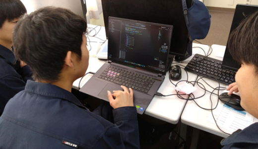 「DXハイスクール」広島工業大学連携授業― ドローンプログラミング：ドローン撮影 ―