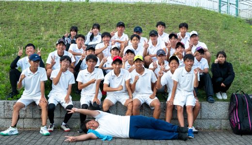 県総体団体戦（ソフトテニス）