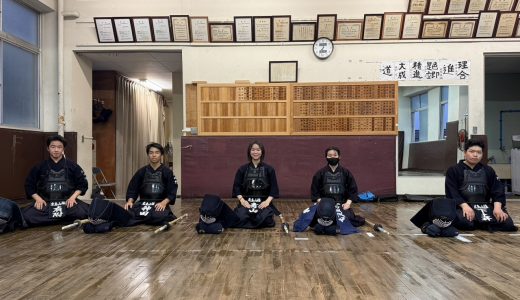 剣道部　稽古会を開催しています。