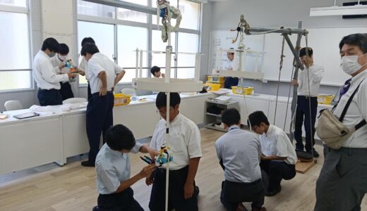宇宙へ挑め！山陽高校で宇宙エレベーターロボットワークショップを開催しました！