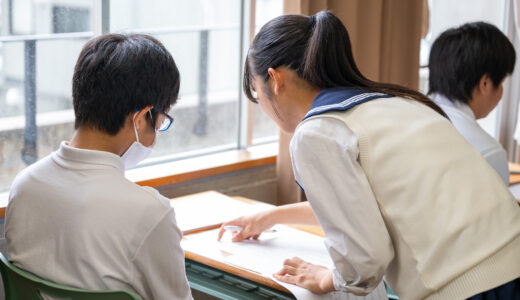 似島中学校高校体験